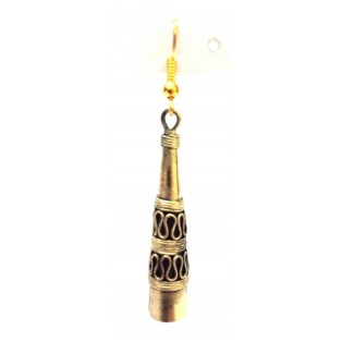 THE CONE Earring Jhumka Jhumki Drop Long Dangle Hook Chandelier Fashion Old Gold